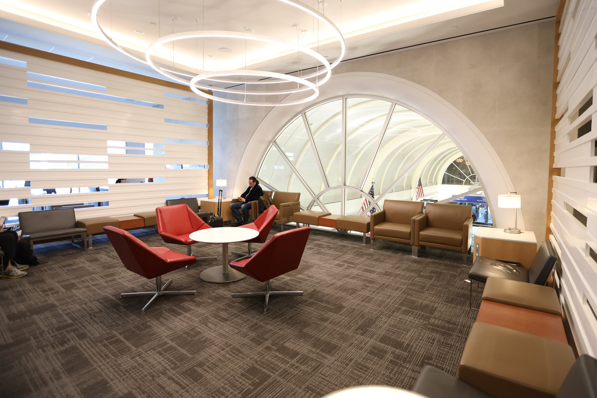 American Airlines’ Flagship Lounge at LAX. DFW will have a very similar design