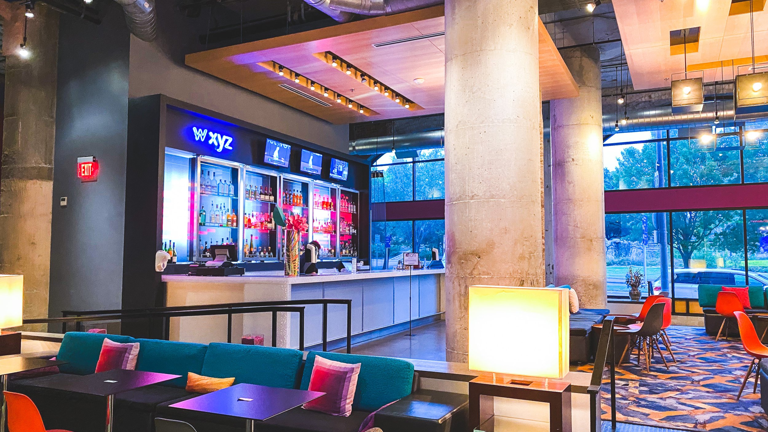 The W XYZ Bar at the Aloft Downtown Dallas