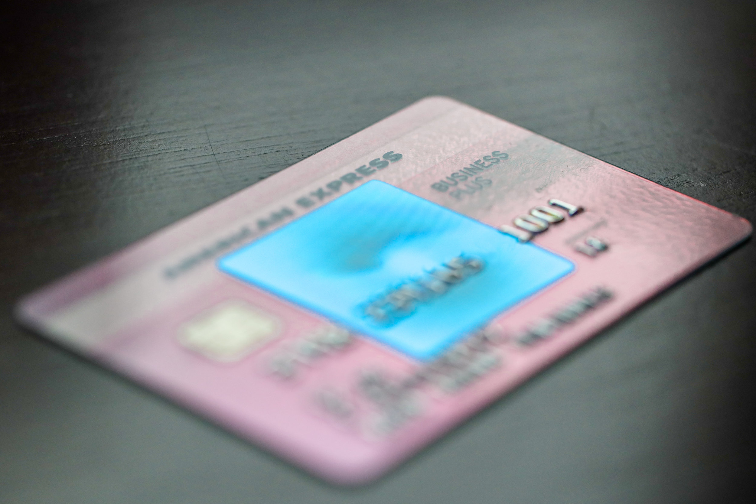 The 2019 American Express Blue Business Plus Card. It’s a clear, plastic card with huge earning potential