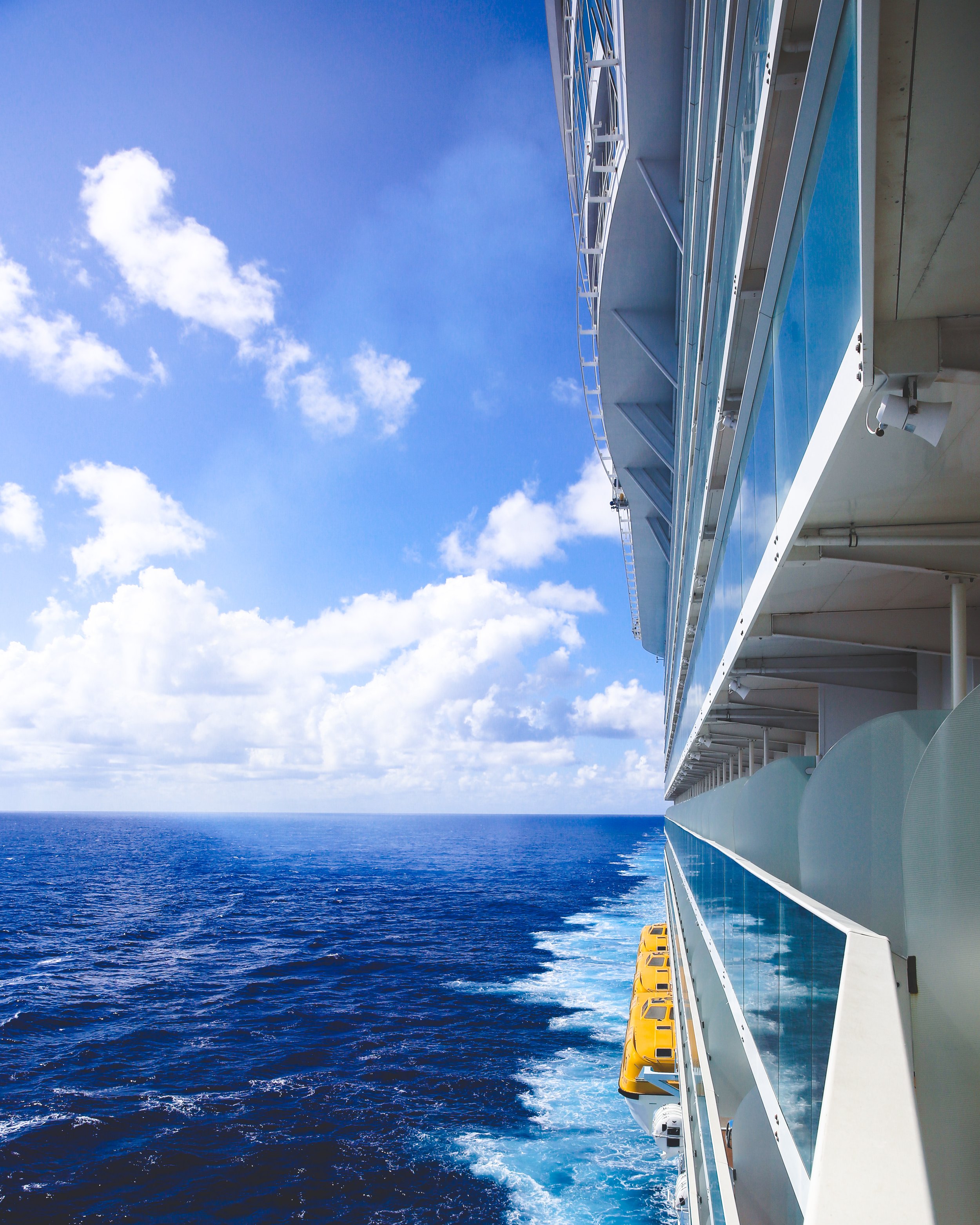 Sailing on a Royal Caribbean cruise in the Caribbean