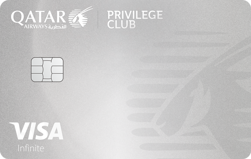 Qatar Airways’ Privilege Club Visa Infinite Card Graphics