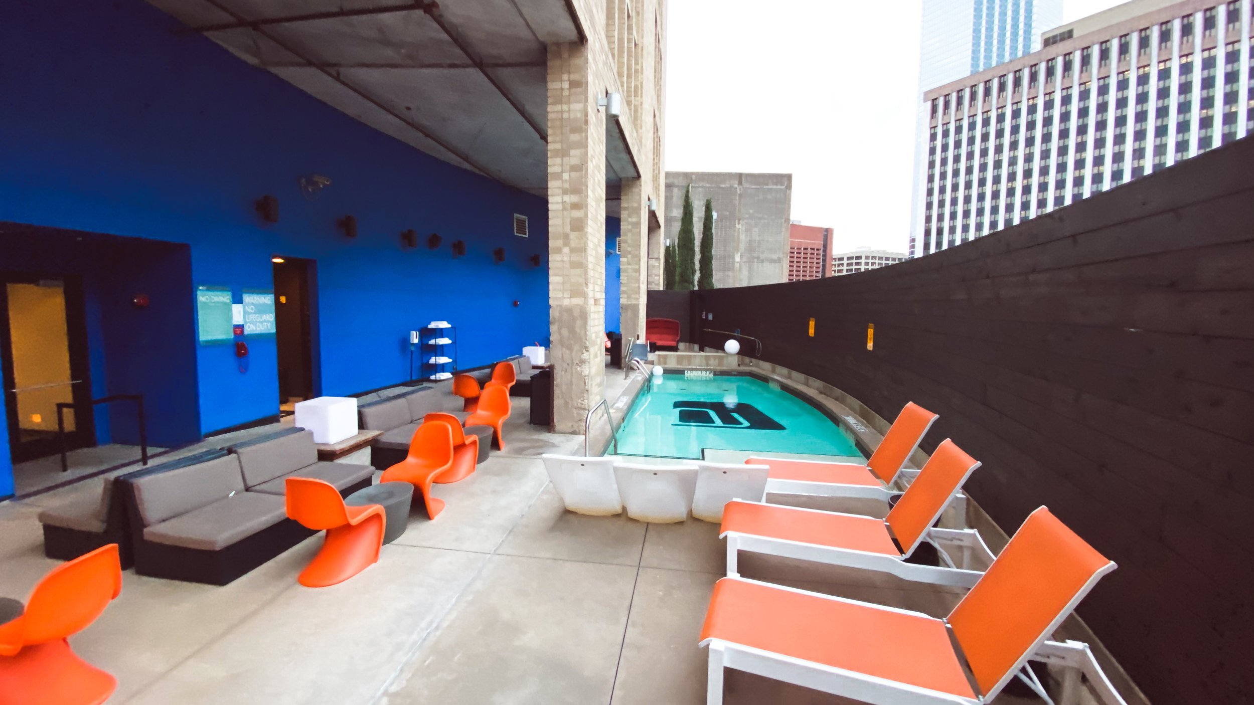 The Pool at the Aloft Downtown Dallas